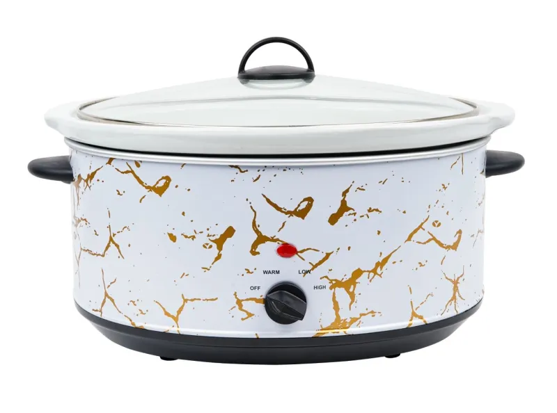 Vicenza VSC01MB Penanak Perlahan Dengan Motif Marmer Slow Cooker With Marble Design