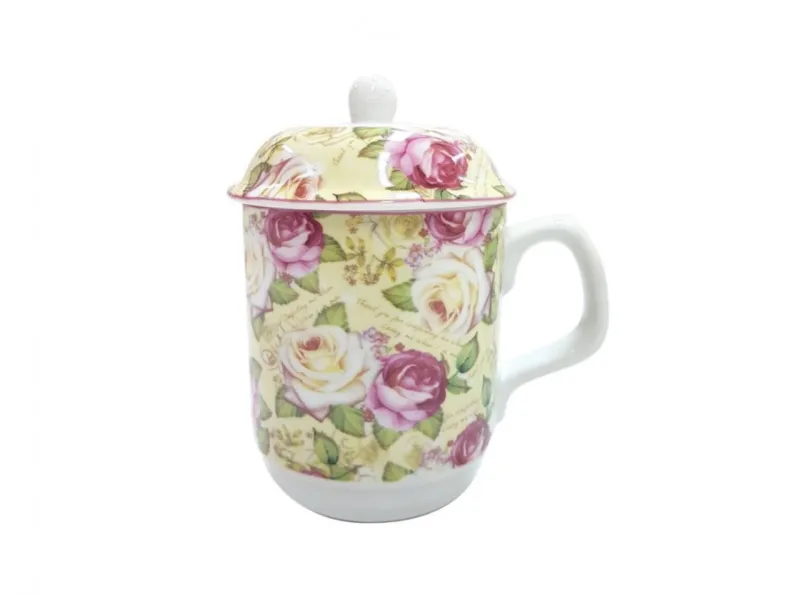 Vicenza  YA66 Mug Keramik Motif Mawar