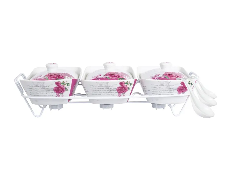 Vicenza BC751 Alat Saji dengan Rak 10 Buah Motif Eternity