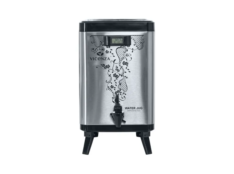 Vicenza VSQ1000WJ Square Water Jug Camelia 10 L
