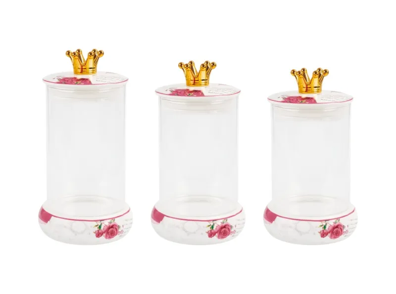 Vicenza Toples Permen Kaca Set 3pcs Eternity GC305
