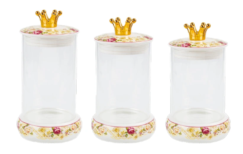 Vicenza GM305 Toples Permen Kaca Dengan Motif Marmer 3 Buah